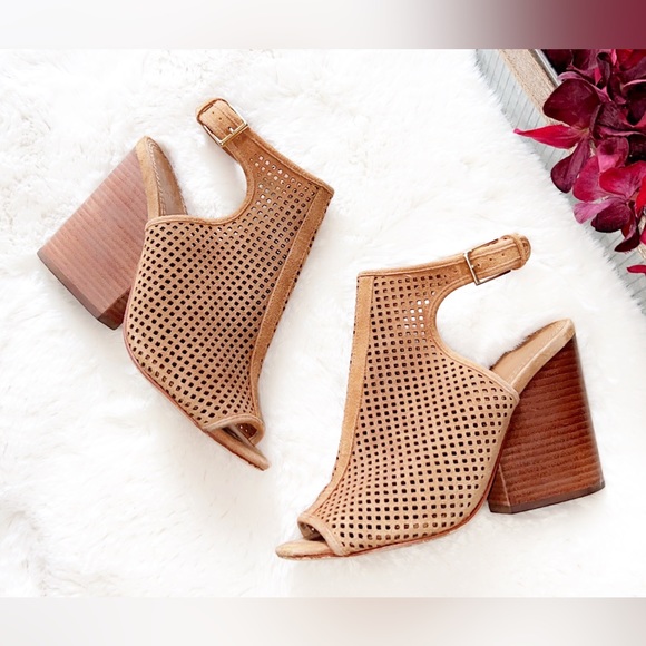 TORY BURCH Jesse Perforate Suede Ankle Bootie - Picture 3 of 10